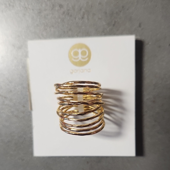 Gorjana Jewelry - Gorjana Gold Spiral Ring Size 7